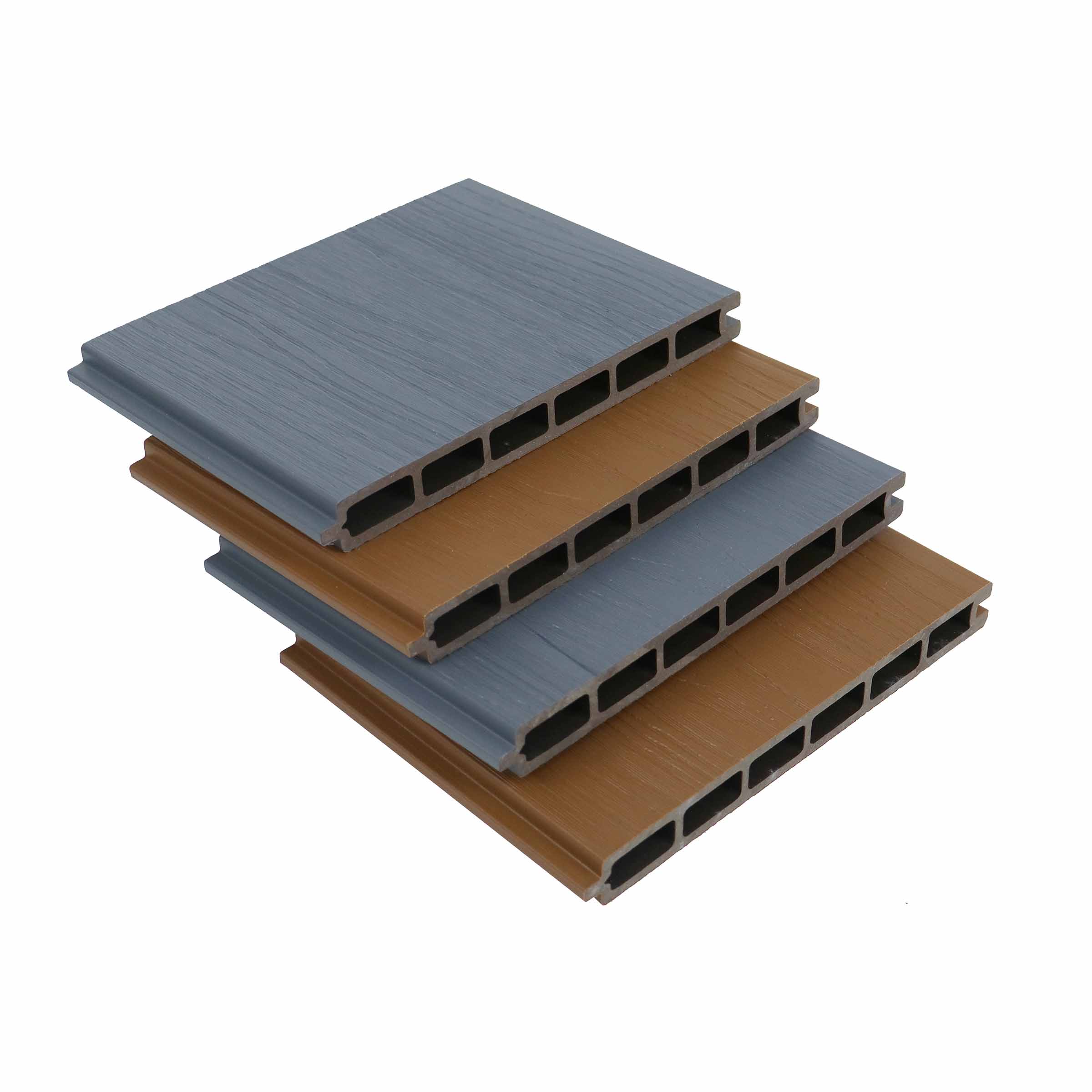 Economy Outdoor Weatherproof Co-Extruded Wood Plastic Composite Privacy Fence - SAYRUO