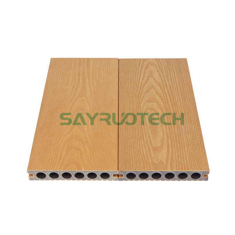 Waterproof 1.5 Gen Co-extruded Hollow Exterior WPC Decking for Outdoor - SAYRUO