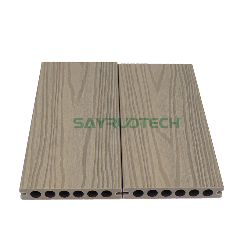 Thick-capped Coextruded wpc Decking Boards Waterproof Fireproof for Outdoor - SAYRUO