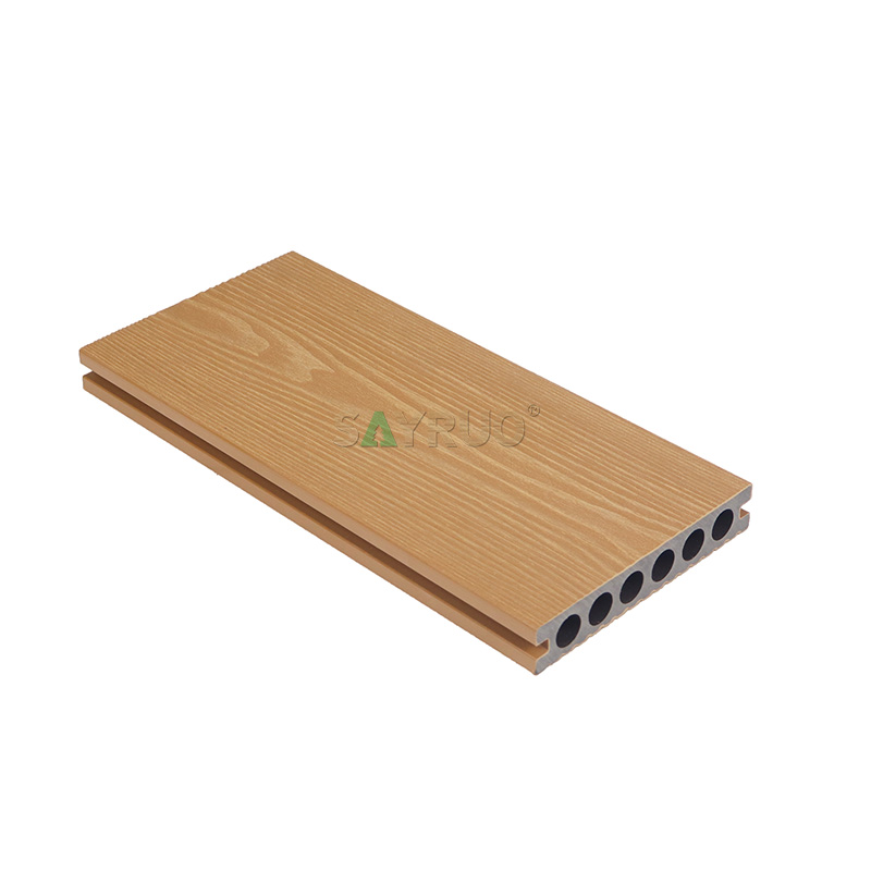 Premium Teak Anti-UV Co-extruded WPC Decking for Outdoor Pool - SAYRUO