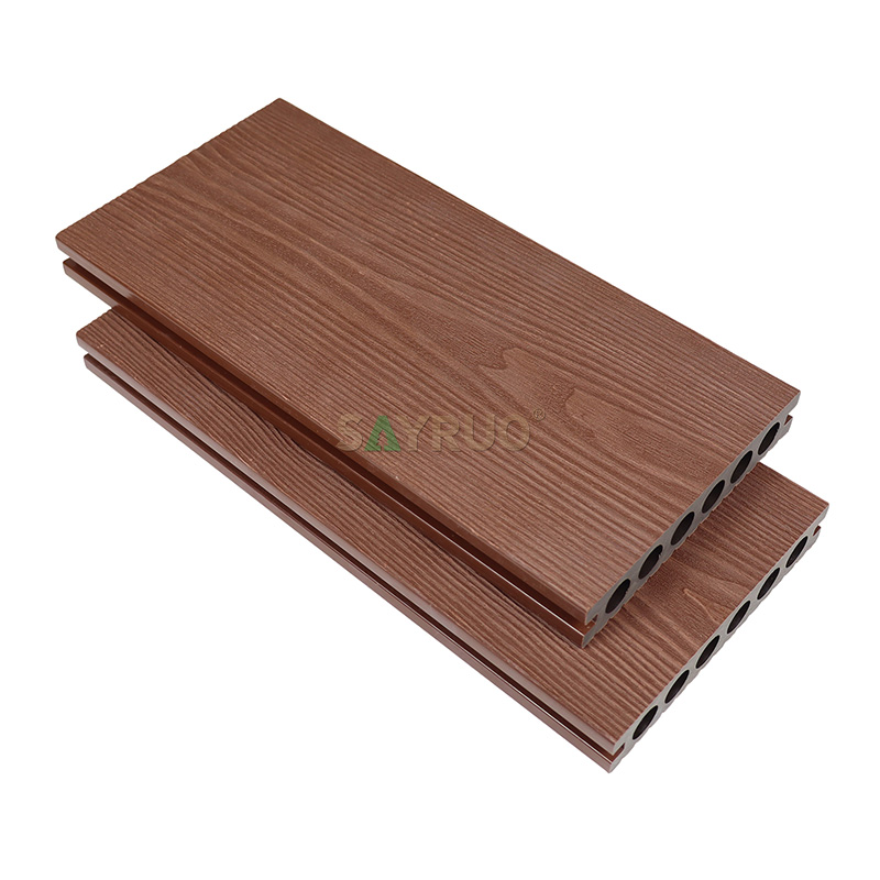 Rosewood Cost-effective 1.5 Gen Co-extruded WPC Decking for Residential Commercial - SAYRUO